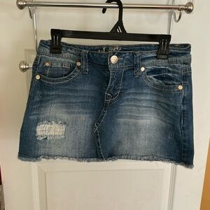 Wallflower Blue Mini Skirt Casual Night Out